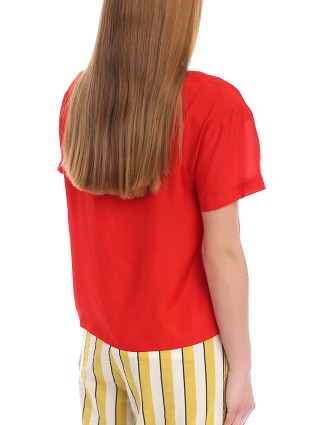 Бордова футболка MAX&CO : фото 6 - Invogue